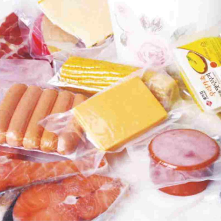 Film plastico per confezionamento di carne, formaggio, salsiccia, coestruso ad alta barriera