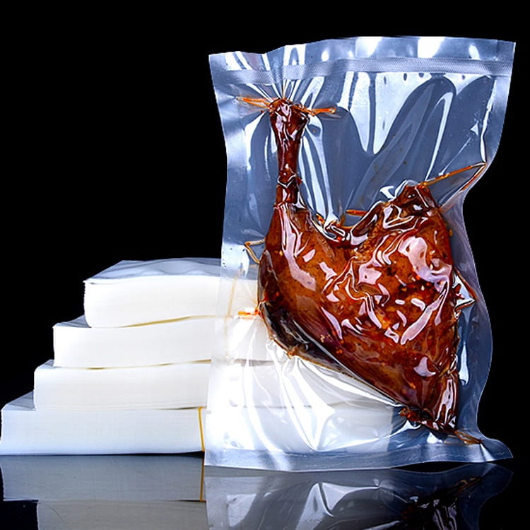 Busta sottovuoto composita PE/PA ad alta barriera per alimenti freschi